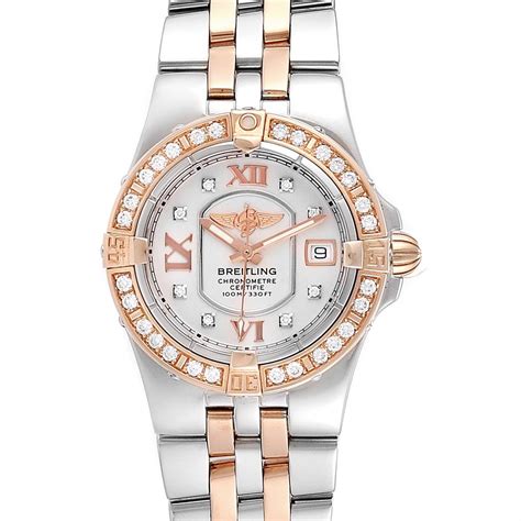 ladies breitling diamond watches|Breitling ladies watches with diamonds.